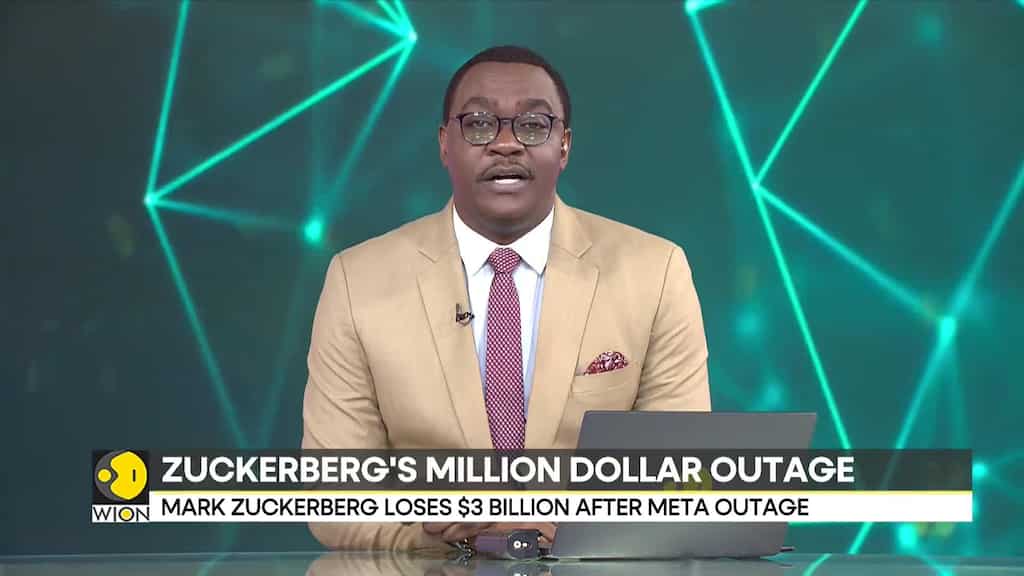 Mark Zuckerberg loses $3 billion after Meta outage