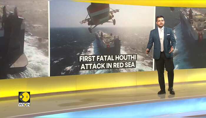 Red Sea Crisis: 3 killed in Yemen Rebels' first fatal attack on Red Sea shipping
