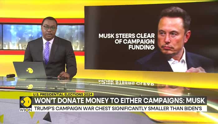 Elon Musk: Not donating money to either candidate in US presidential race