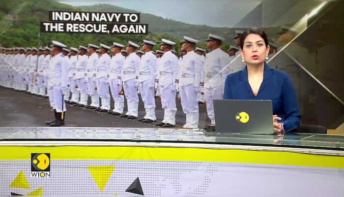 Indian Navy rescue cargo ship crew after Houthi missile attack