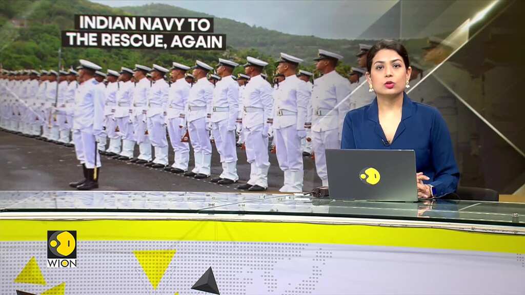Indian Navy rescue cargo ship crew after Houthi missile attack
