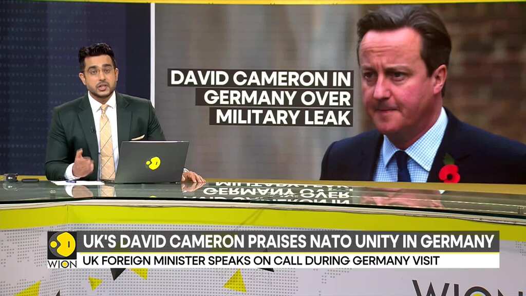 David Cameron visits Germany, praises NATO unity | Comments on Russian interception of German call