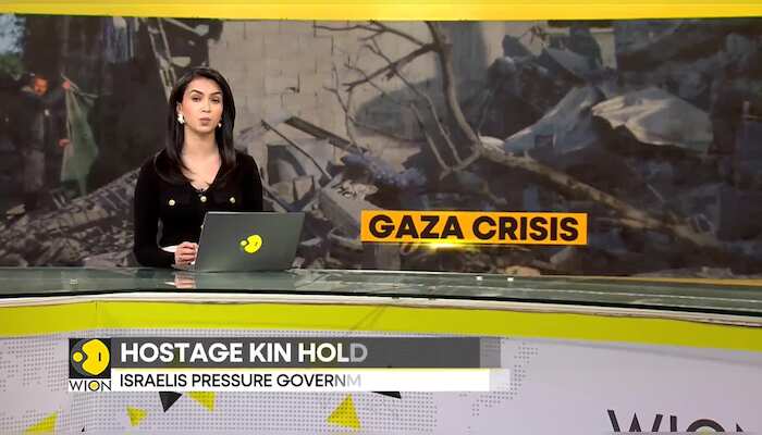 Israel-Hamas war: Hostage kin hold protest in Tel Aviv as hope for truce before Ramadan dims
