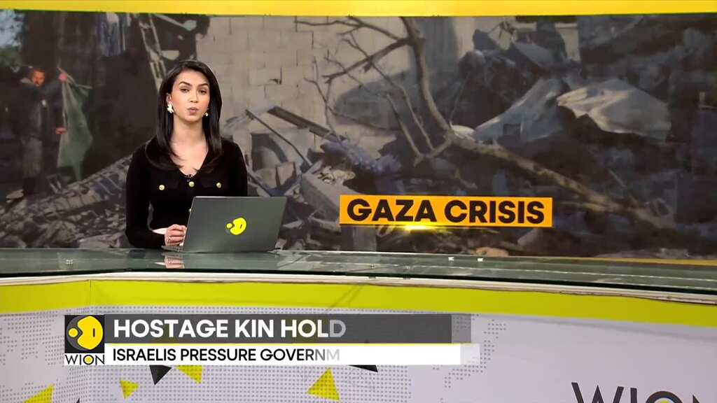 Israel-Hamas war: Hostage kin hold protest in Tel Aviv as hope for truce before Ramadan dims