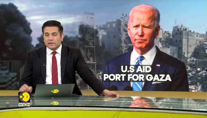 Israel war: US to build a temporary port on Gaza's Mediterranean coast to deliver aid
