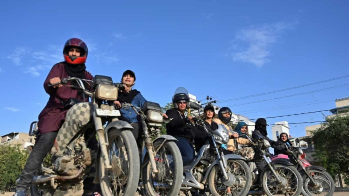 Pakistan's women 'rowdy riders' take on traffic and tradition