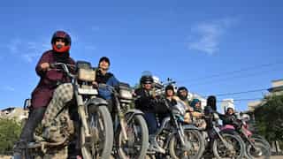 Pakistan's women 'rowdy riders' take on traffic and tradition