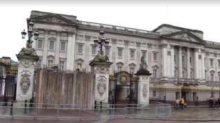 Man arrested after car crashes into gates of Buckingham Palace. Watch