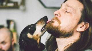 Pet owners beware! Allowing your dog to lick your face can be unhealthy and even fatal