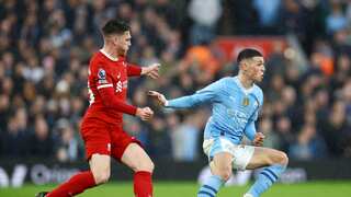 Premier League: Liverpool-Manchester City play draw at Anfield as Arsenal remain on top
