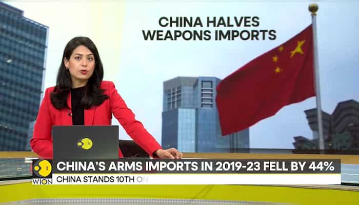 China cuts its arm imports, fell by 44% in 2019-2023