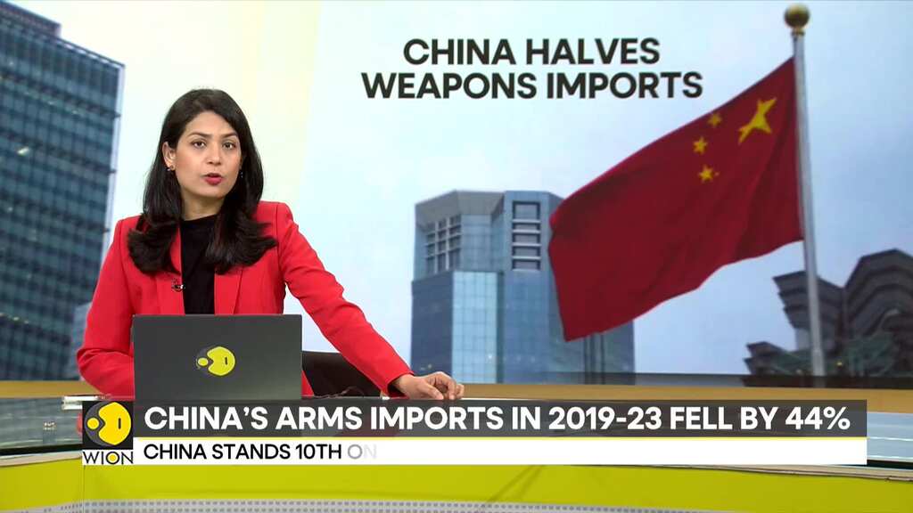 China cuts its arm imports, fell by 44% in 2019-2023