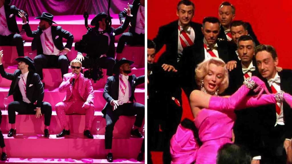 Ryan Gosling pays homage to Marilyn Monroe with his 2024 Oscar performance on 'I'm Just Ken'