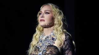 Madonna visits Pompeii, donates to local kids' theatre