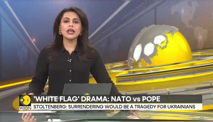 NATO chief responds to Pope Francis' 'white flag' remark