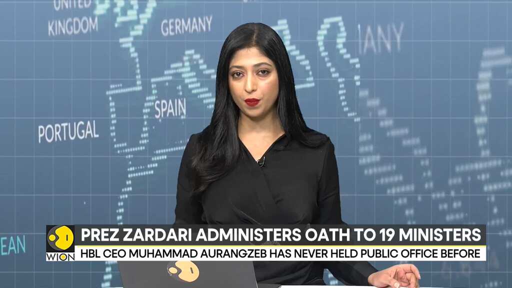 Pakistan: President Zardari administersoath to 19 ministers | Meet Pak's new Interior & Finance Min