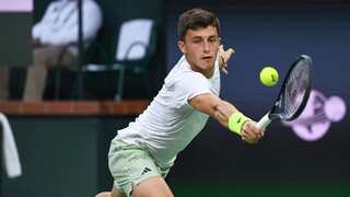 Tennis: Italian 'lucky loser' Luca Nardi hands shock defeat to Novak Djokovic in Indian Wells - WATCH