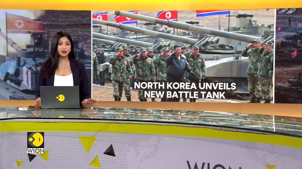 North Korea: Kim Jong Un leads new war tank training in mock battle