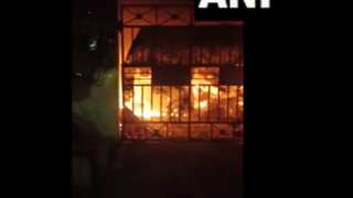 Nine rescued after massive fire breaks out in residential building in New Delhi's Shahdara