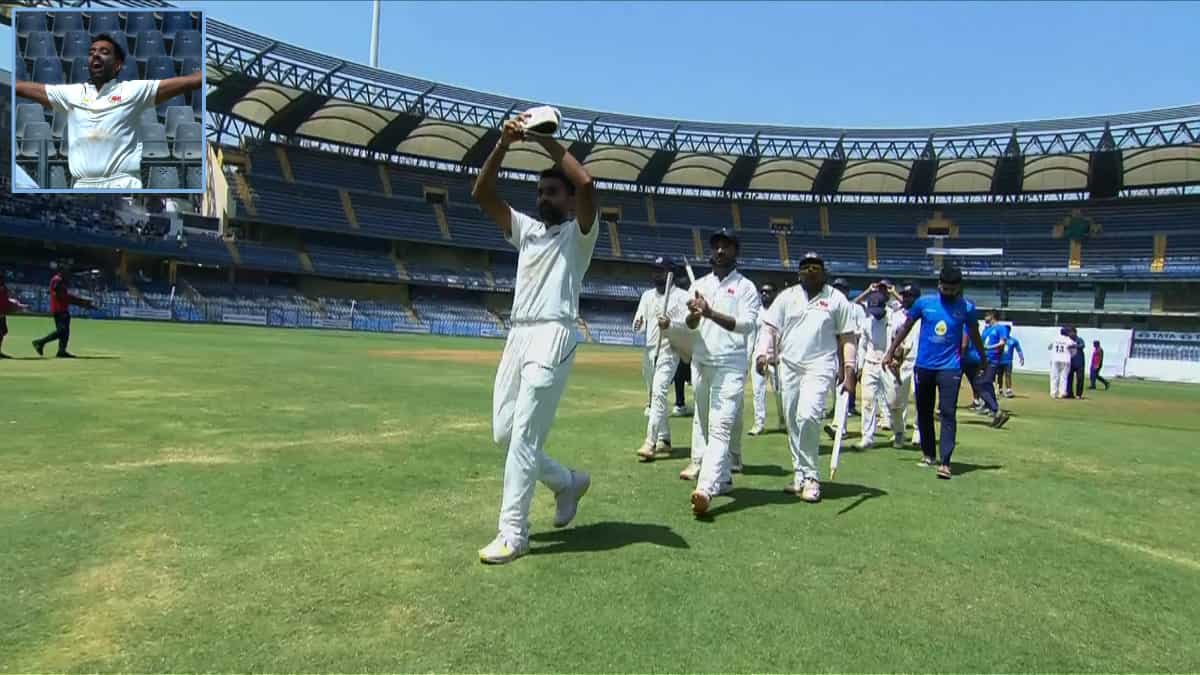 Ranji Trophy 23-24: Mumbai clinch record-extending 42nd title, defeat Vidarbha by 169 runs Ranji Trophy 23-24: Mumbai clinch record-extending 42nd title, defeat Vidarbha by 169 runs