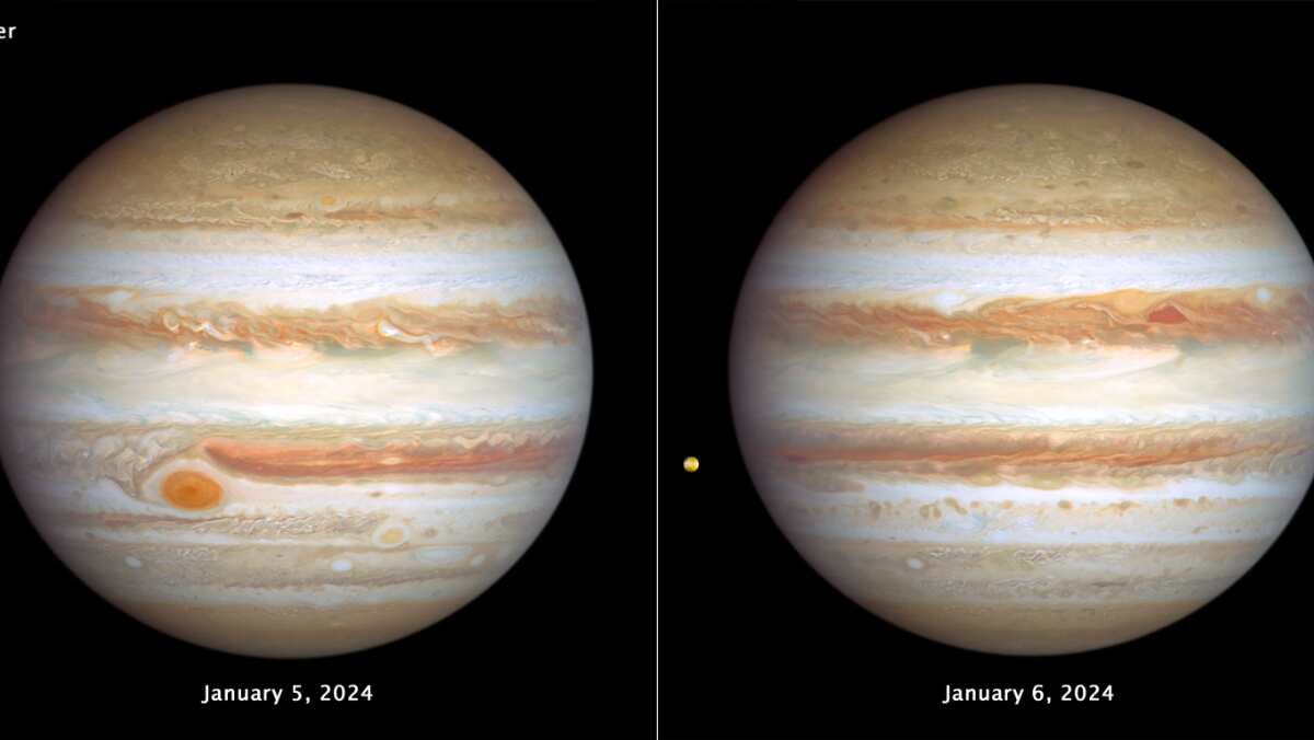 Hubble's latest spectacle! Captivating images of Jupiter's storms revealed...