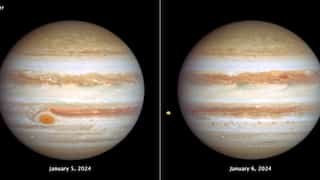 Hubble's latest spectacle! Captivating images of Jupiter's storms revealed...