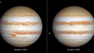 Hubble's latest spectacle! Captivating images of Jupiter's storms revealed...