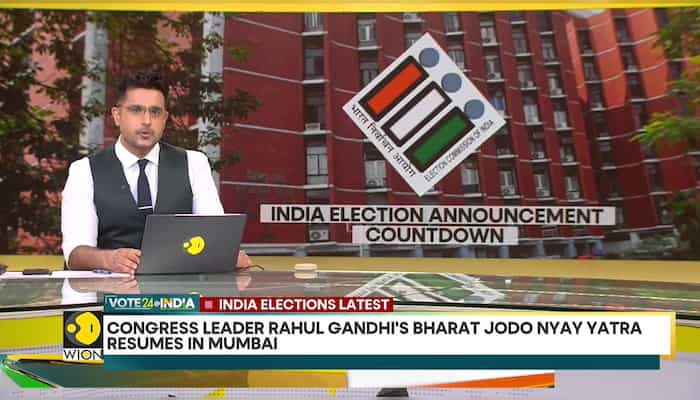 India Elections 2024: Rahul Gandhi resumes Bharat Jodo Nyay Yatra from Palghar in Maharashtra