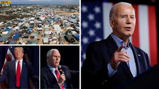 Morning news brief: First aid ship reaches Gaza shore; Mike Pence says will not endorse Trump; and more