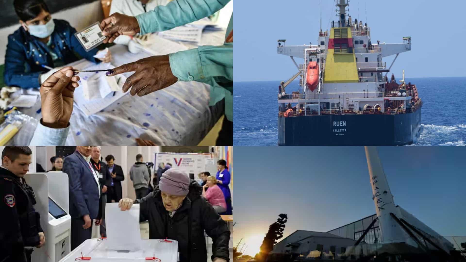 Top 10 world news: India's EC announces election dates; Indian Navy completes MV Ruen rescue op; and more Top 10 world news: India's EC announces election dates; Indian Navy completes MV Ruen rescue op; and more