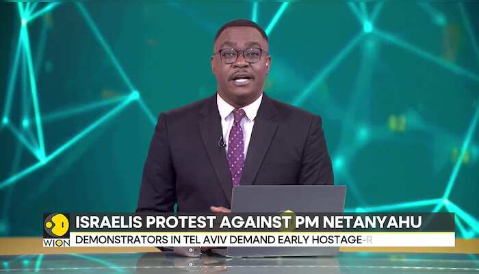 Israel-Hamas war: Thousands protest on the streets of Tel Aviv against the government