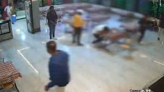 VIDEO: India property dealer shot, hacked and beaten up in suspected gang rivalry at highway eatery