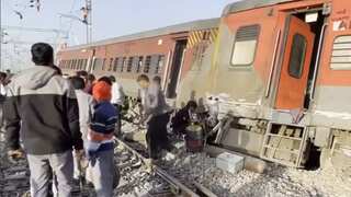 India: Four coaches of Sabarmati-Agra superfast train derail in Rajasthan