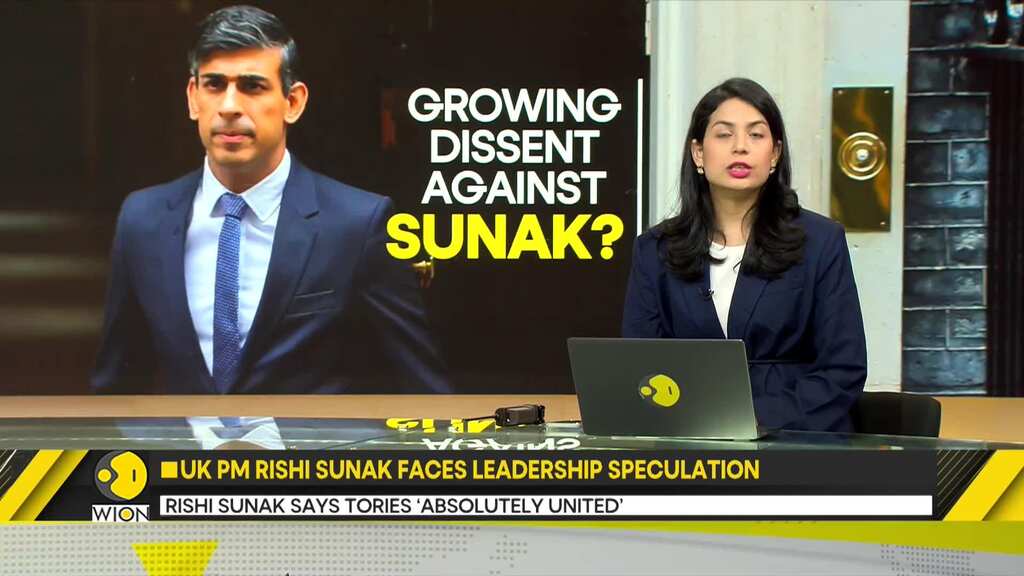 UK PM Rishi Sunak faces leadership speculation, says 'Tories absolutely united'