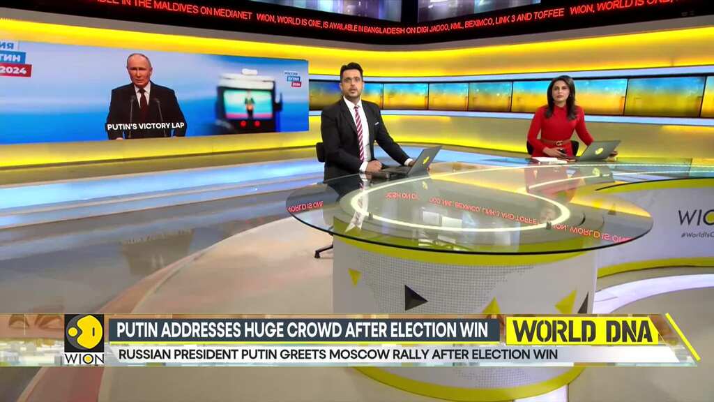 Russia: Putin addresses huge crowd after election win