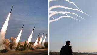 North Korean leader oversees firing drills of ‘super-large’ rocket launchers to potentially target Seoul