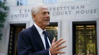 Donald Trump's ex-aide Peter Navarro says 'I'm pissed' at start of historic prison sentence