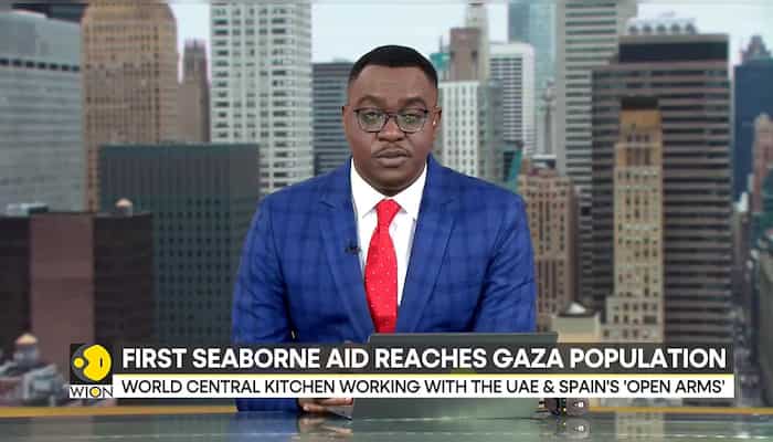 Israel war: First seaborne aid reaches Gaza population from World Central Kitchen