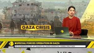 Israel war: Starving children fill hospital wards as famine looms