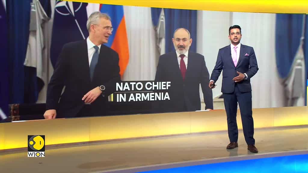 NATO Secretary-General Jens Stoltenberg visits Armenia, calls for peace with Azerbaijan