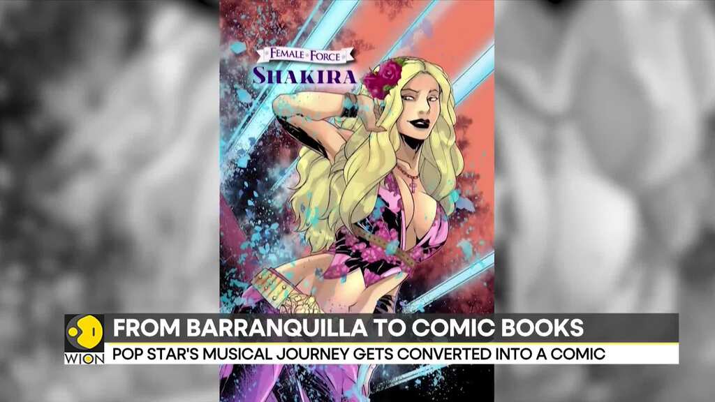 Shakira's life story is told in a new glossy comic