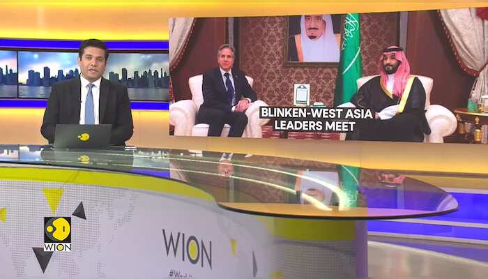 Antony Blinken meets Saudi Arabia's crown prince in Jeddah | Blinken's 6th West Asia tour