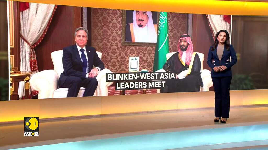 West Asia: Antony Blinken meets Saudi crown-prince in Jeddah