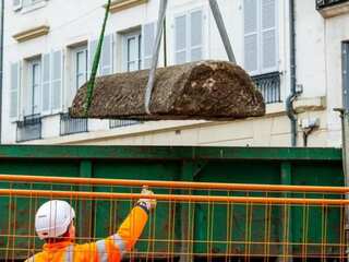 Early medieval stone coffins found hiding in plain sight below the streets of a French city