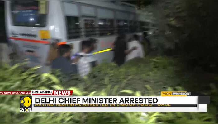 Arvind Kejriwal ED update: Protests, chaos outside Delhi CM Kejriwal's residence