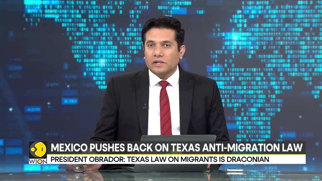 US-Mexico Border Crisis: Mexico warns of tensions with US over recent Texas state law