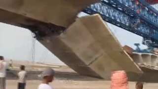 One dead, nine injured after portion of under-construction bridge collapses in India's Bihar