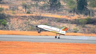 ISRO's swadeshi space shuttle Pushpak gracefully survives 15,000 feet drop | Watch
