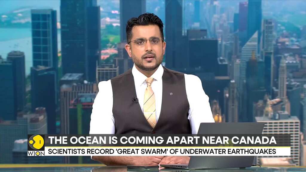 2,000 earthquakes near Canada coast making the ocean come apart
