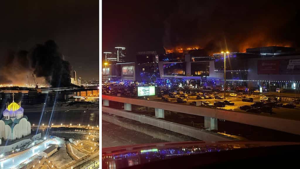 At least 93 killed in 'terrorist attack' at concert hall near Moscow